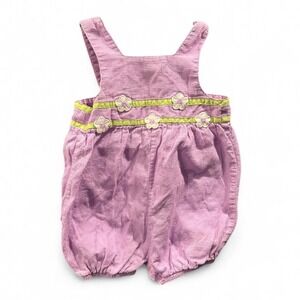 Vintage Buster brown Purple and green baby romper size 18mo (xs2)
